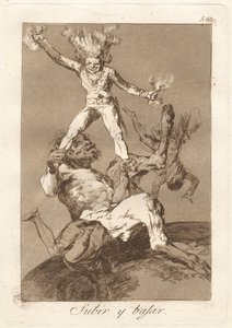 To Rise and To Fall by Francisco de Goya