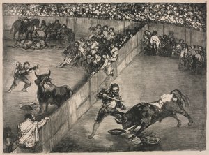 The Bulls of Bordeaux: Bullfight in a Divided Ring by Francisco de Goya