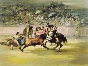 The Courageous Randon fighting a Bull