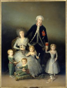 The Duke of Osuna, Pedro de Alcantara and his family