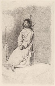 The Garroted Man by Francisco de Goya