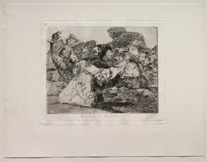 The Horrors of War: Charlatans Show by Francisco de Goya
