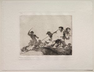The Horrors of War: He Deserved It by Francisco de Goya
