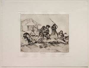 The Horrors of War: Rabble by Francisco de Goya