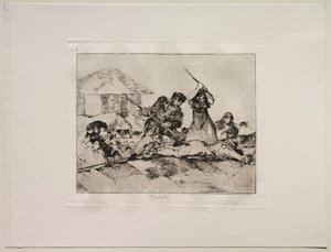 The Horrors of War: Rabble by Francisco de Goya