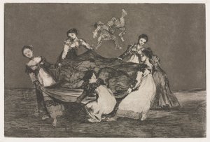 The Proverbs: Feminine Folly by Francisco de Goya
