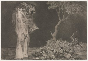 The Proverbs: Folly of Fear, 1864 by Francisco de Goya
