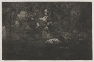 The Proverbs: God Creates Them and They Join Up Together by Francisco de Goya