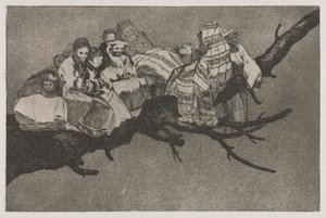 The Proverbs: Ridiculous Folly by Francisco de Goya