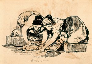 The Washerwomen, Late 18th-Early 19th Century by Francisco de Goya