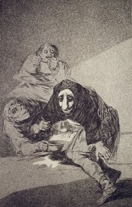 The Shameful One Capricho No 54 by Francisco de Goya