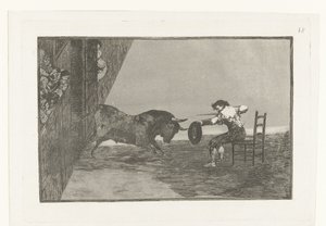 Challenge of Martincho in the Arena of Zaragoza (La Tauromaquia) by Francisco de Goya