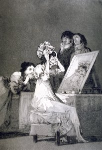 Until death by Francisco de Goya