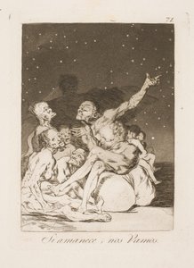 At Dawn We Must Leave by Francisco de Goya