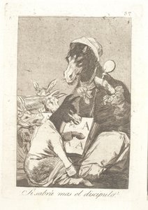 More Than the Teacher? by Francisco de Goya
