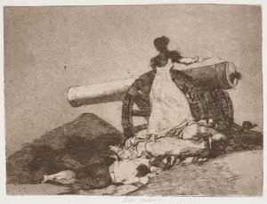 What Courage! from the series The Disasters of War by Francisco de Goya