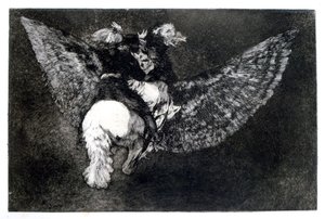 Winged Nonsense by Francisco de Goya