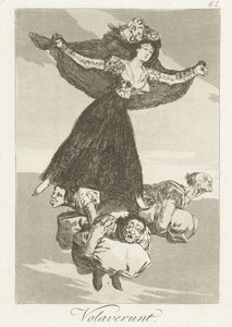 They Have Flown (Los Caprichos) by Francisco de Goya