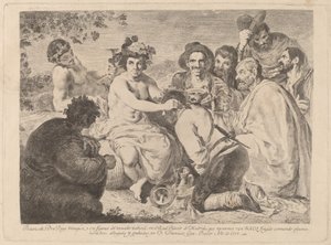 Bacchus by Francisco de Goya after Diego Velázquez