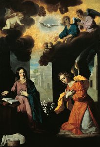 Annunciation by Francisco de Zurbaran