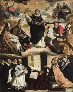 The Apotheosis of Saint Thomas Aquinas by Francisco de Zurbaran