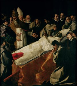 The Exhibition of the Body of St. Bonaventure (1221-74) after 1627 by Francisco de Zurbaran
