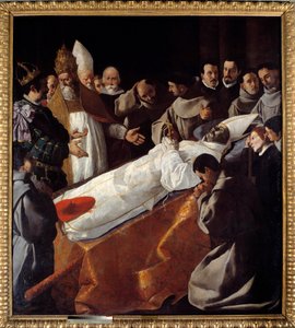 The exhibition of the body of Saint Bonaventure by Francisco de Zurbaran