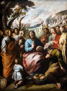 The Multiplication of the Loaves by Francisco de the Elder Herrera