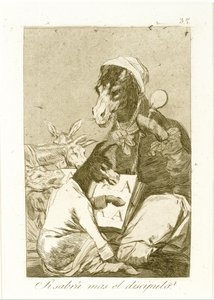 Might the Pupil Know More by Francisco de Goya
