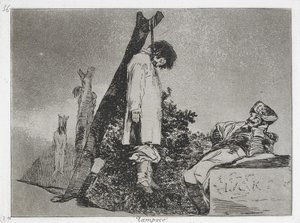 Not (in this case) either (Tampoco) from the series The Disasters of War