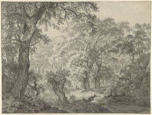 Forest Landscape by Franciscus Andreas Milatz