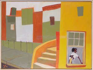 Brownstone Blues, 2000 by Francks Deceus
