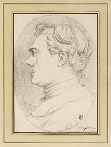 Caricature Portrait of the Painter Ménageot, Rome 1772