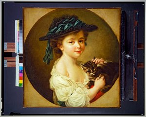Girl with Cat