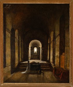 The Oath (Interior of a Chapel) by Francois-Marius Granet