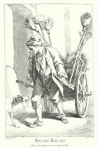 Broom Seller by Francois (after) Boucher