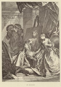 The Sicilian by Francois (after) Boucher
