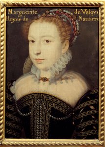 Portrait of Marguerite de Valois (1553-1615) or Queen Margot by Francois (after) Clouet