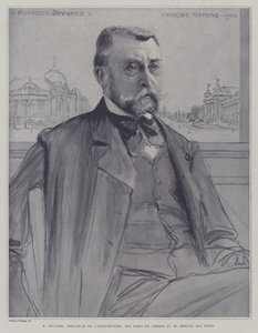 Joseph-Antoine Bouvard, French Architect and Administrator by Francois (after) Flameng