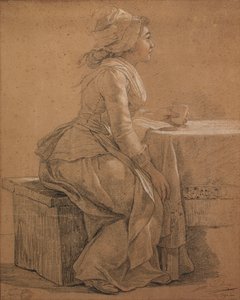 Portrait of Mademoiselle Marie Gabrielle Capet, the Painter by François André Vincent