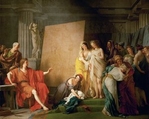 Zeuxis Choosing the Most Beautiful Girls of Crotone as His Models