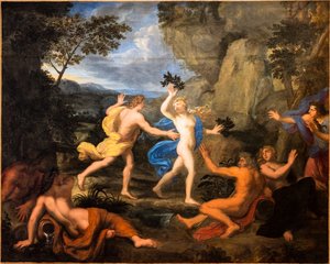 Apollo Pursuing Daphne by Francois Bonnemer