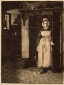 At the Cellar Door: A Cook by François Bonvin