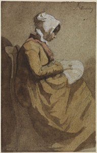 The Embroiderer by François Bonvin