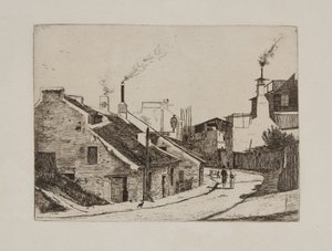 The Street of the Lark Field by François Bonvin