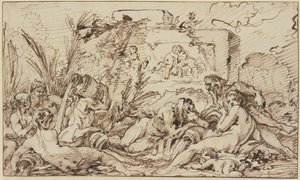 Nymphs and River Gods by François Boucher