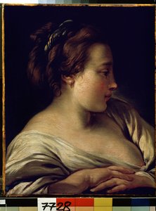 Head of a Girl by François Boucher
