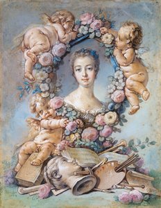 Portrait of the Marquise de Pompadour by François Boucher