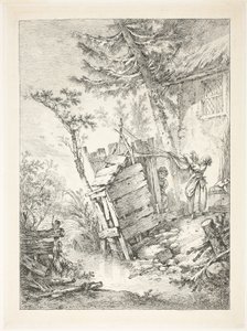 The Laundress by François Boucher