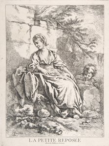 The Young Girl Resting by François Boucher